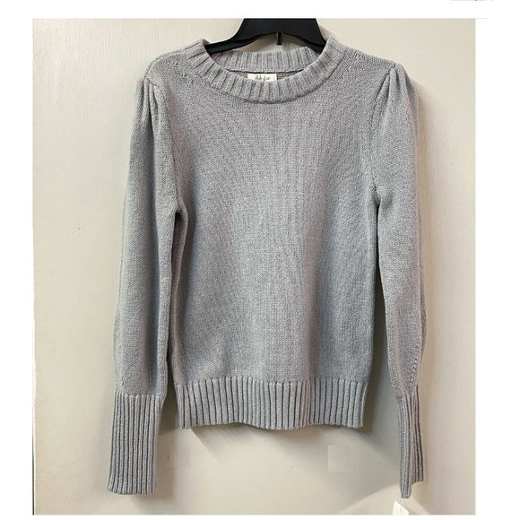 Style & Co XS Light Gray Puffy Sweater NWT CU30 - Picture 4 of 6